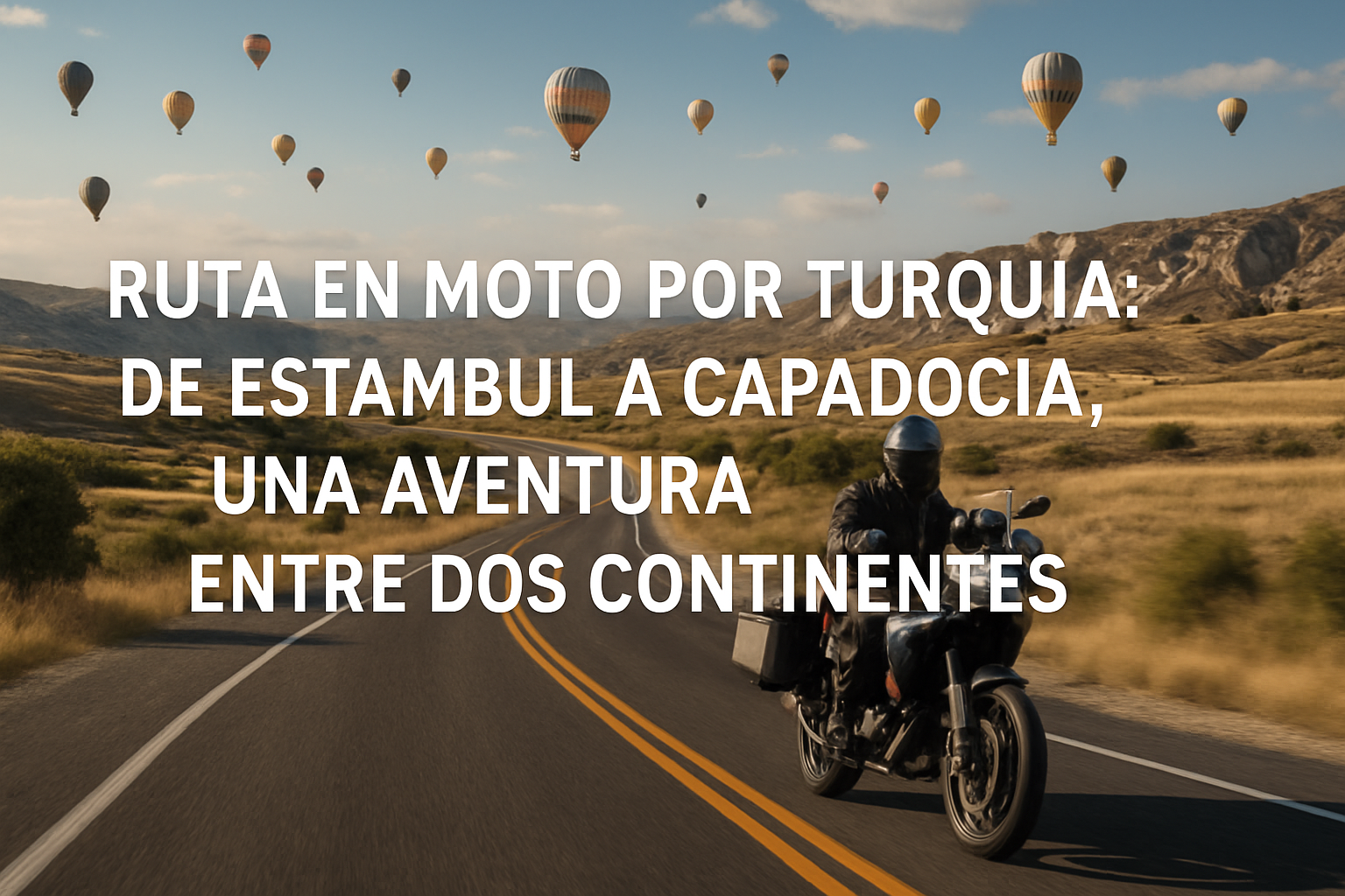 Ruta en moto por Turquía de Estambul a Capadocia, aventura trail entre dos continentes