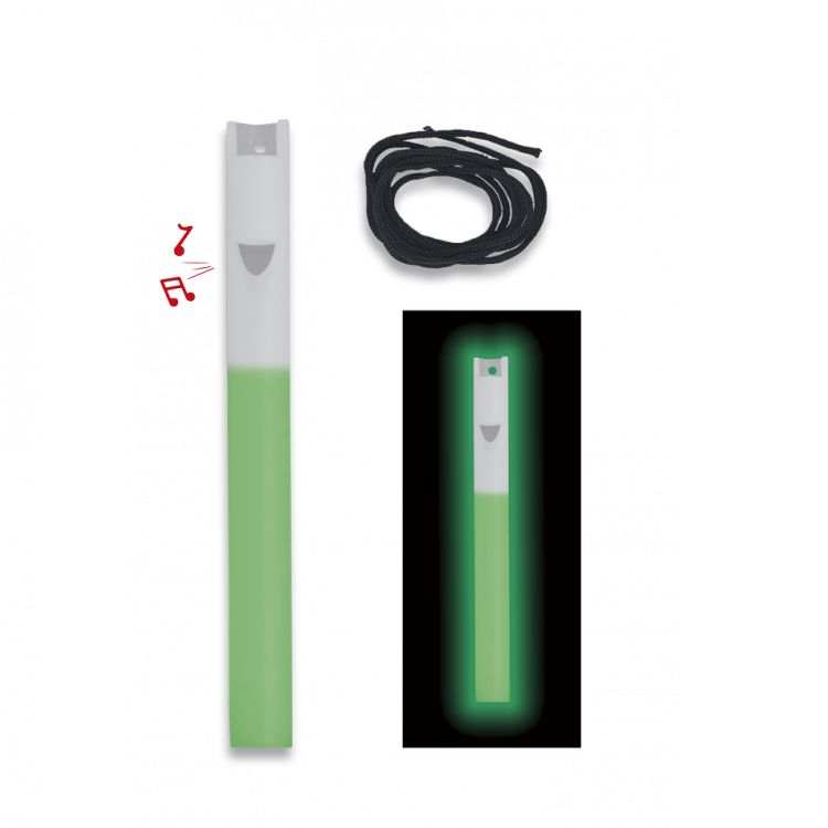 LUZ QUIMICA 6" con SILBATO verde Iluminación ALBAINOX 