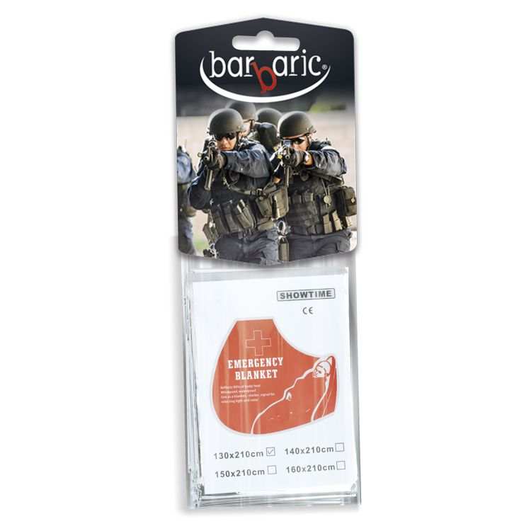 Manta Térmica 210x160 cm Mantas de emergencia ALBAINOX 