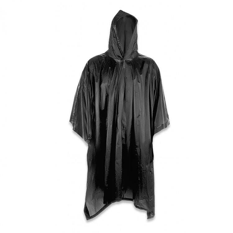 Poncho Negro impermeable Ropa ALBAINOX 