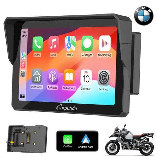 Carpuride W702B Car Play para motos BMW GS - AVENTURATRAIL
