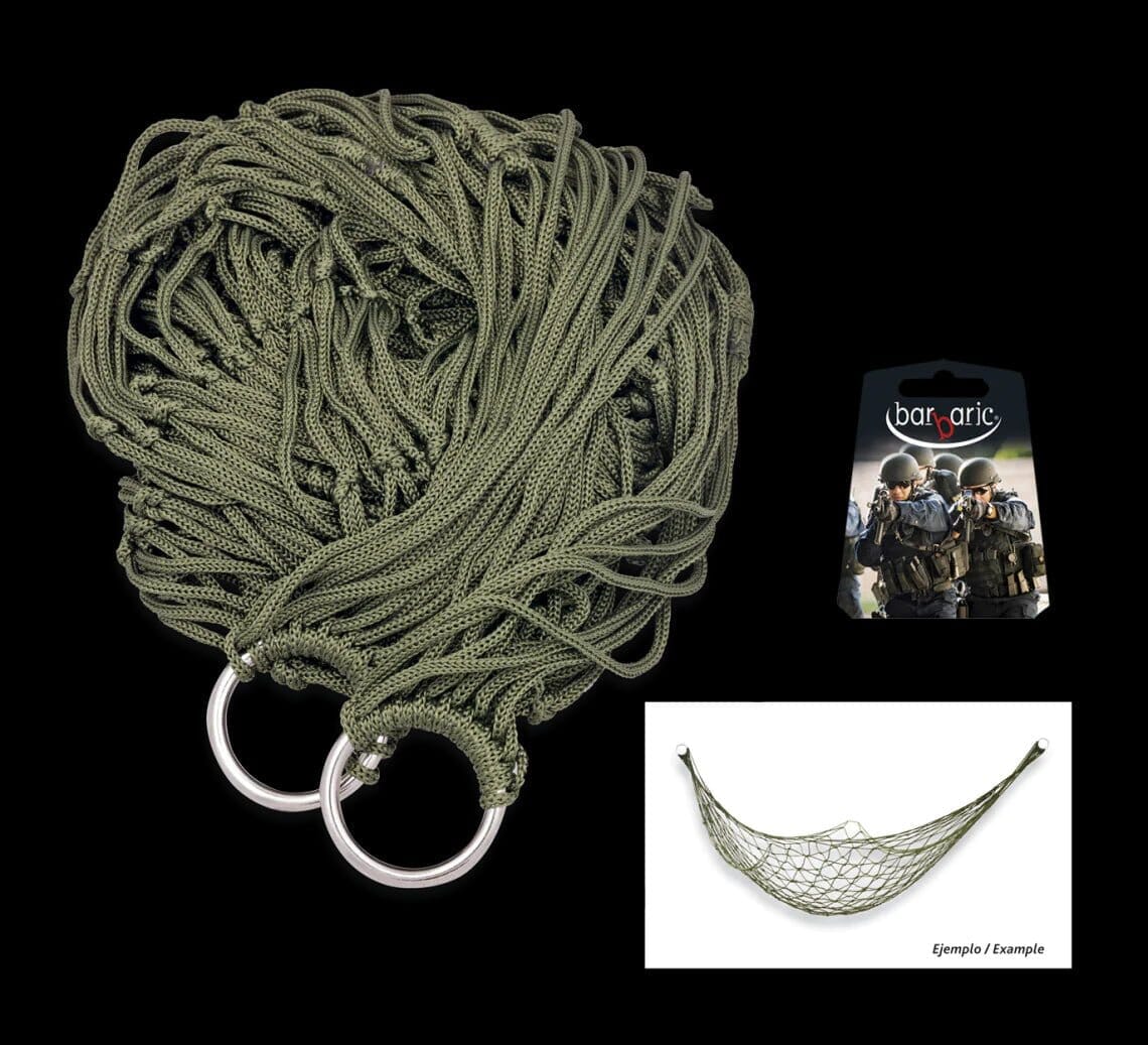 HAMACA DE CUERDA VERDE 220 CM - AVENTURATRAIL