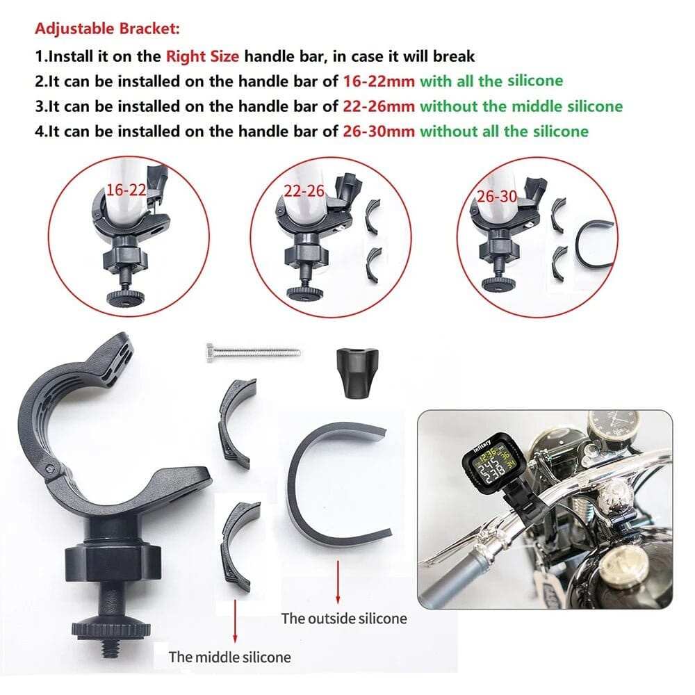 Infitary Sensor de Presión Neumáticos moto - AVENTURATRAIL