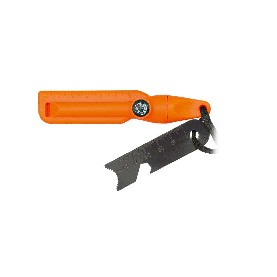 Pedernal Naranja con brújula y silbato - AVENTURATRAIL