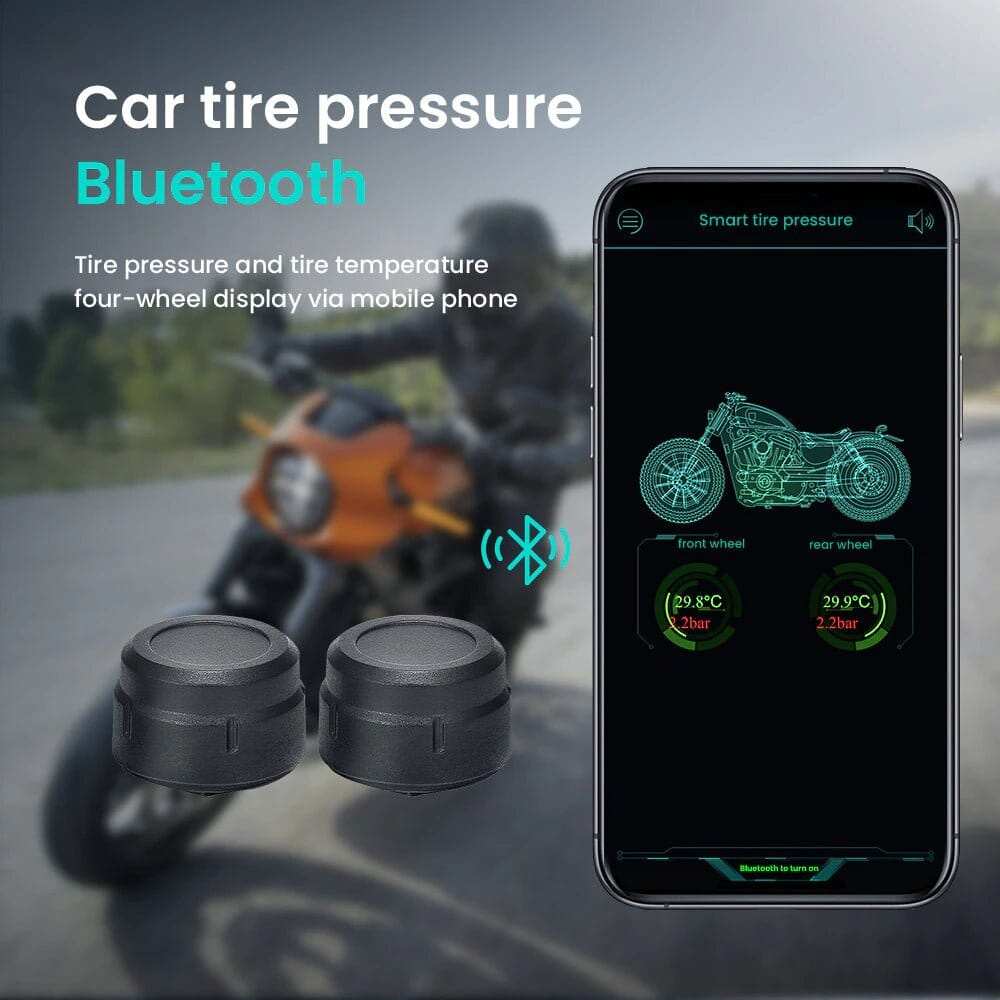 Sensores de presión de neumáticos para motocicleta - AVENTURATRAIL