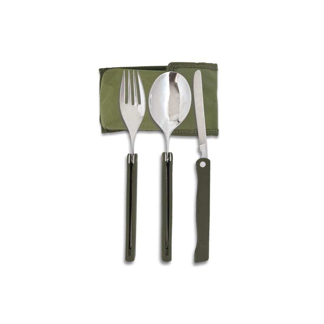 Set CAMPING ALBAINOX 3 piezas con funda - AVENTURATRAIL